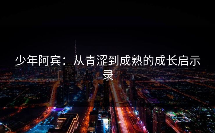 少年阿宾：从青涩到成熟的成长启示录