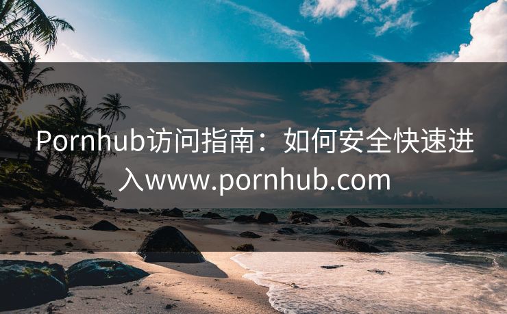 Pornhub访问指南:如何安全快速进入www.pornhub.com